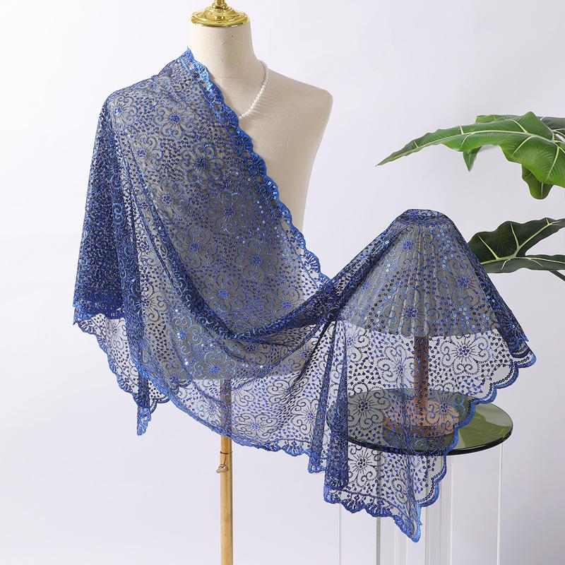 Temperament Elegant Plum Blossom Sequins Embroidered Shawl Bridal Cheongsam Evening Dress Banquet Shawl