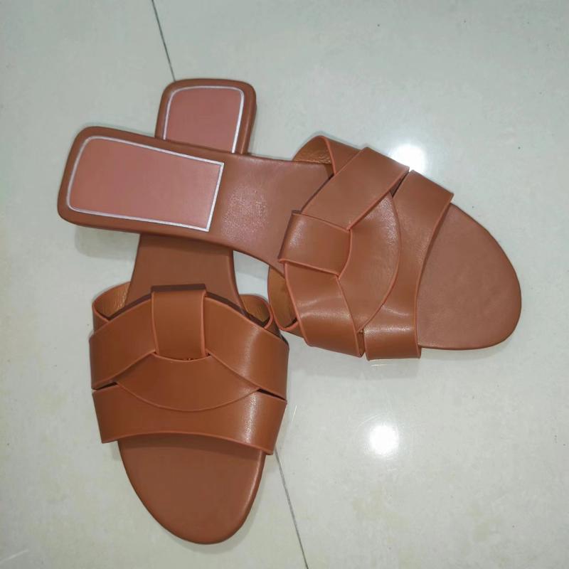 BCEBYL NEW Fashion Sexy Round Toe Flat Walking Shoes Sandals Casual Comfortable Beach Shoes Elegant Women's Slippers