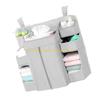 92MF Durable Fabric Nursery Organizers 6 Pocket Design Oversized Diaper Storage Bag For Infant Bedsides Use