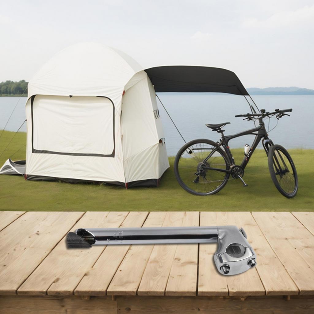 Bike Stem Gooseneck Stem Easy Installation Sturdy Construction