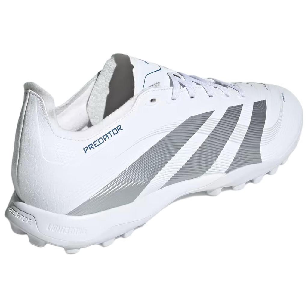 Adidas Predator League Fashion Comfortable TF (Rubber Studs) Non-Slip Durable Soccer Shoes Unisex Soccer Shoes White ID3771