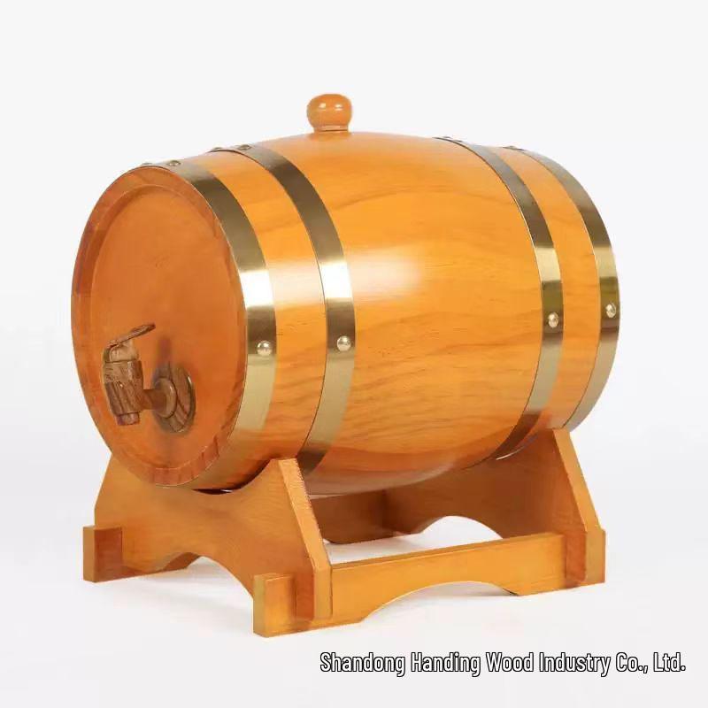 Wooden Wine Barrel - Red & White Wine Storage for Home, Small 1.5L-5L Capacity