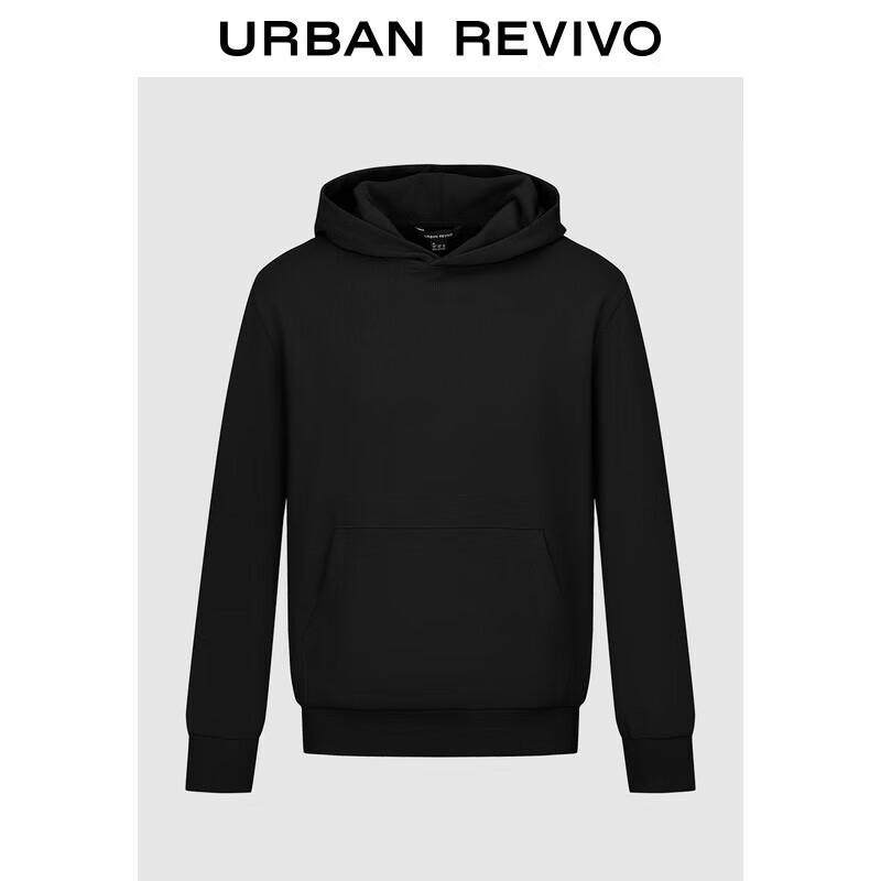 

UR Men s 2025 Fall Casual Solid Hooded Loose Sweatshirt UMB450041 S
