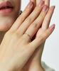 Helene Jewelry 14K 18K Sibione Cubic Line Miss Ring Gold Ring