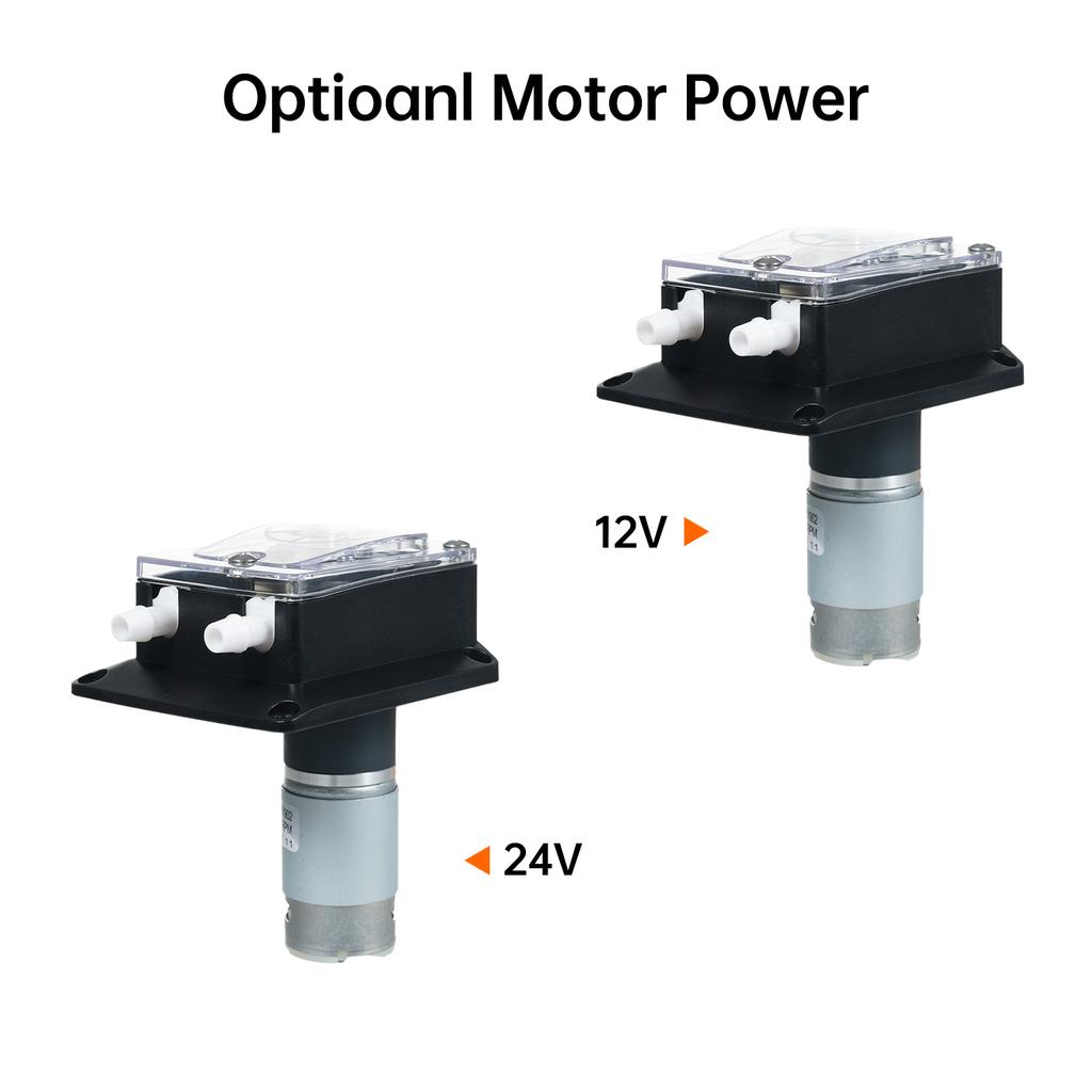 Bomba peristáltica GROTHEN DC 24V Bomba dosadora de líquidos de grande vazão 1500mlmin 2 rolos com