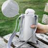 Multi-function Water Bottle Bag Adjustable Shoulder Strap Portable Cup Holder Double-layer Crossbody Bottle Bag