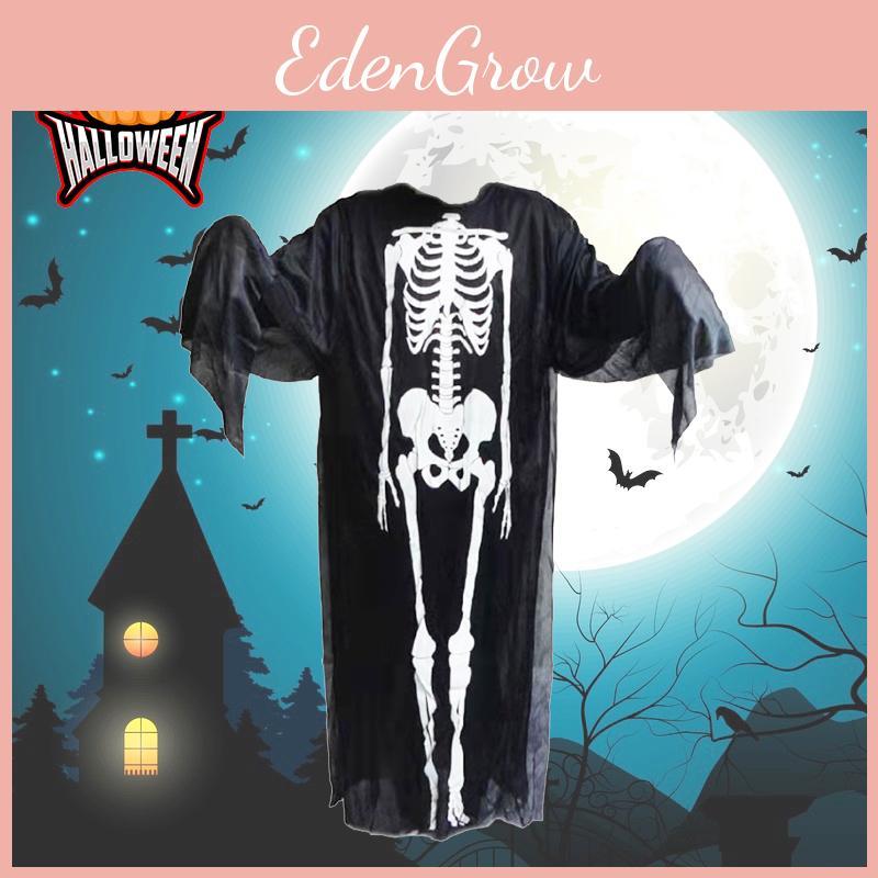 Halloween Ghost Skeleton Cosplay Costume Fancy Dress Party Children Set Adult