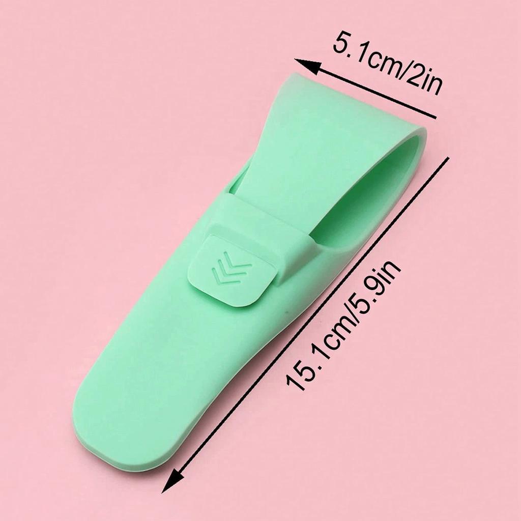 1PC-Silicone Razor Portable Holder Box Manual Shaver Protector Cover Portable Waterproof Shaving Accessories Razor Storage Box