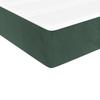 Pocket Spring Mattress Medium Firm Dark Green 90 x 190 x 20 cm Velvet
