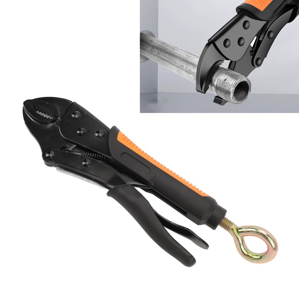 Locking Pliers Clamp Pressure Curved Jaw Carbon Steel Locking Pliers for Metalworking Woodworking