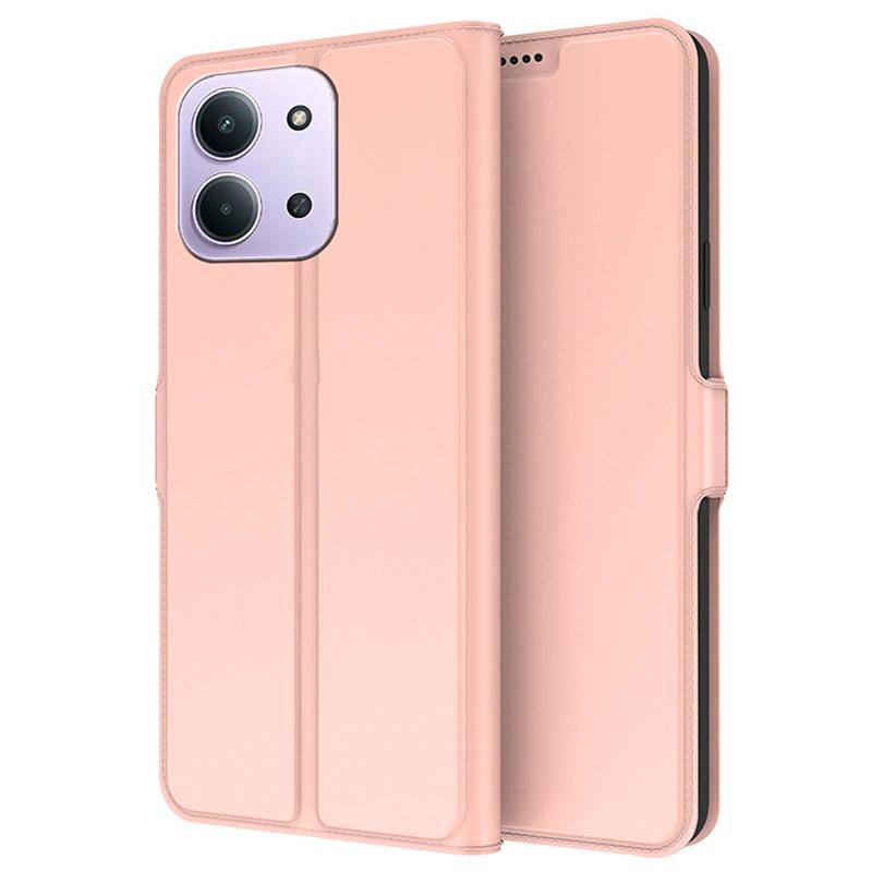 Pro Xiaomi Redmi 15C 4G (Globální) (171 mm)/Poco C85 4G (171 mm) Pouzdro Nárazuvzdorné TPU Vnitřní Skořápka Kožené Kryt na Telefon Slot na Karty