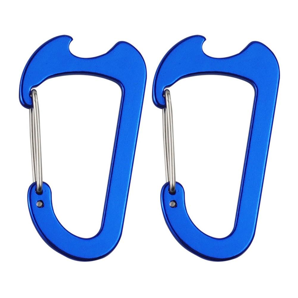 Easy To Carry Aluminum Carabiner Keychain Buckle Outdoor Gear