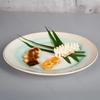 Light Luxury Circular Ceramic Plate High End Restaurant Steak Plate Home Delicious Dishes Dining Plates Unique Tableware
