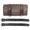 Universal Brown/ Black Motorcycle Tool Bag Front Fork Handlebar Saddlebag Roll Barrel Racing Tail Barrel Storage Accessories