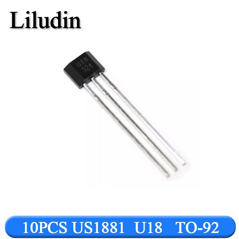 10PCS/lot SS49E OH49E A3144E SS40AF SS41F SS495A US1881 UGN3503 OH137 ATS276 Hall Element Hall Sensor Hall Effect Sensor TO-92