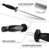 Honing Steel 9.5" Professional Chef Knife Sharpener Rod Sharpening Steels Stick For Kitchen Knife And Stainless Steel Knives