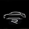 EPYFH1 2Pcs Car Door Welcome Light LED Courtesy Projector Lamp for VOLKSWAGEN VW New R RLine Golf Tiguan POLO BORA Passat Jetta Touareg