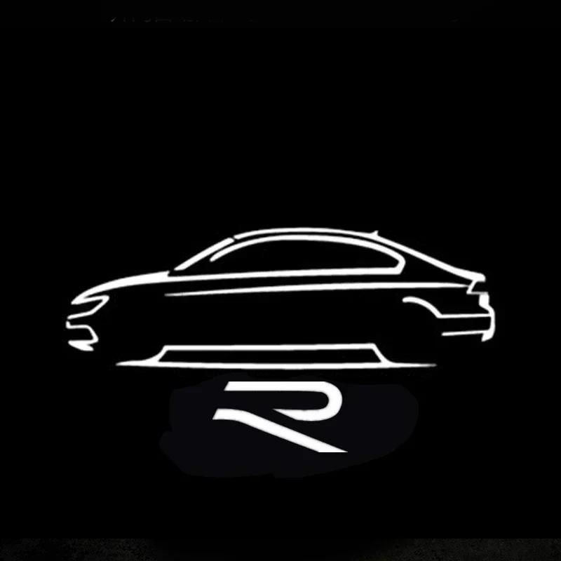 EPYFH1 2Pcs Car Door Welcome Light LED Courtesy Projector Lamp for VOLKSWAGEN VW New R RLine Golf Tiguan POLO BORA Passat Jetta Touareg