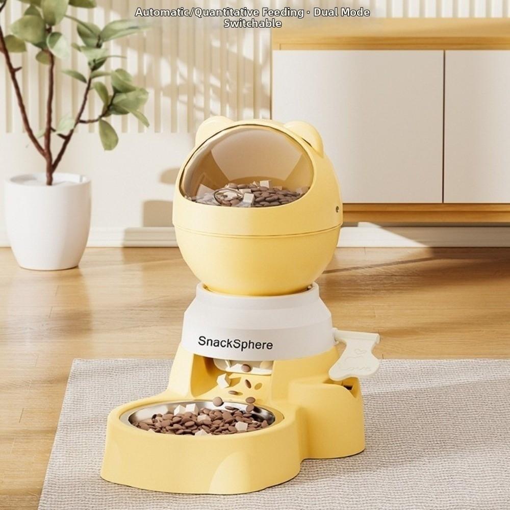 Automatický dávkovač krmiva pro domácí mazlíčky s velkou kapacitou Nepropustný lisovací dávkovač pro kočky Chytrá miska na krmení koček Krmení domácích mazlíčků