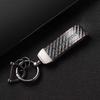 New Carbon Fiber Leather Car Keychain Metallic Keyring chain For Honda Civic Accord Fit Jazz Pilot CRV Odyssey Passport City HRV TV7