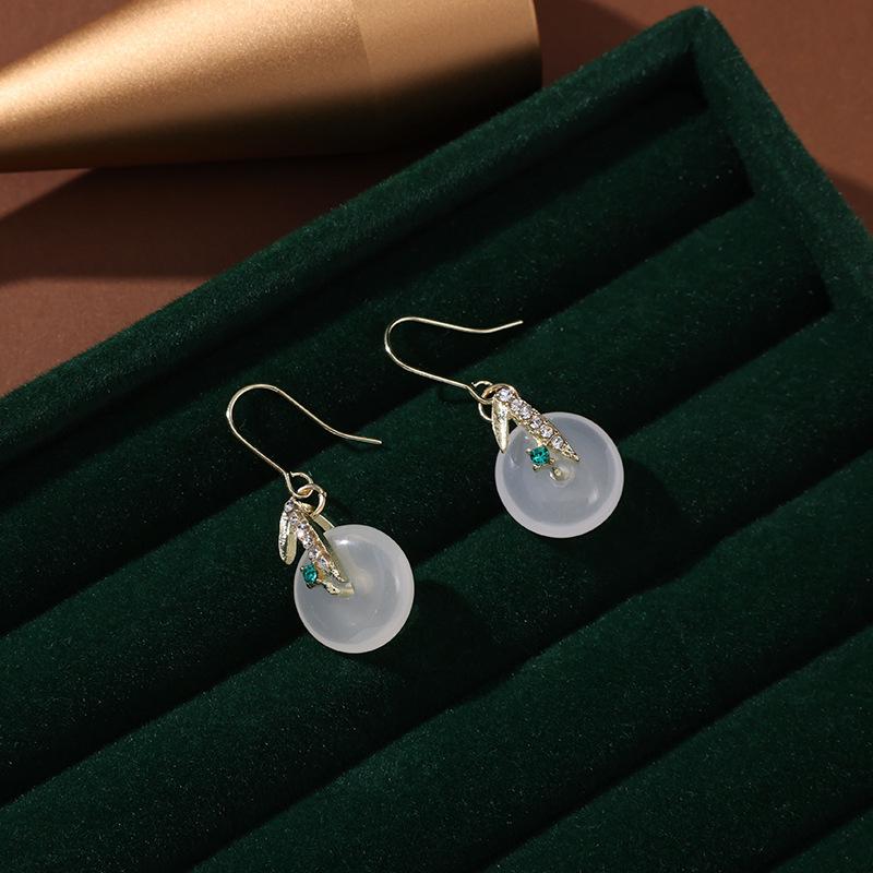 New Chinese Style Safety Buckle Earrings for Women