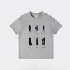Soft Comfy Cotton Abstract Silhouette Graphic Unisex TShirt Summer Streetwear Inspirational Print Loose Short Sleeve Tee