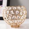 Wedding Props Crystal Balls Romantic and Creative Desktop Decorations Retro Hollowed Out Candle Holders Iron Candle Cups