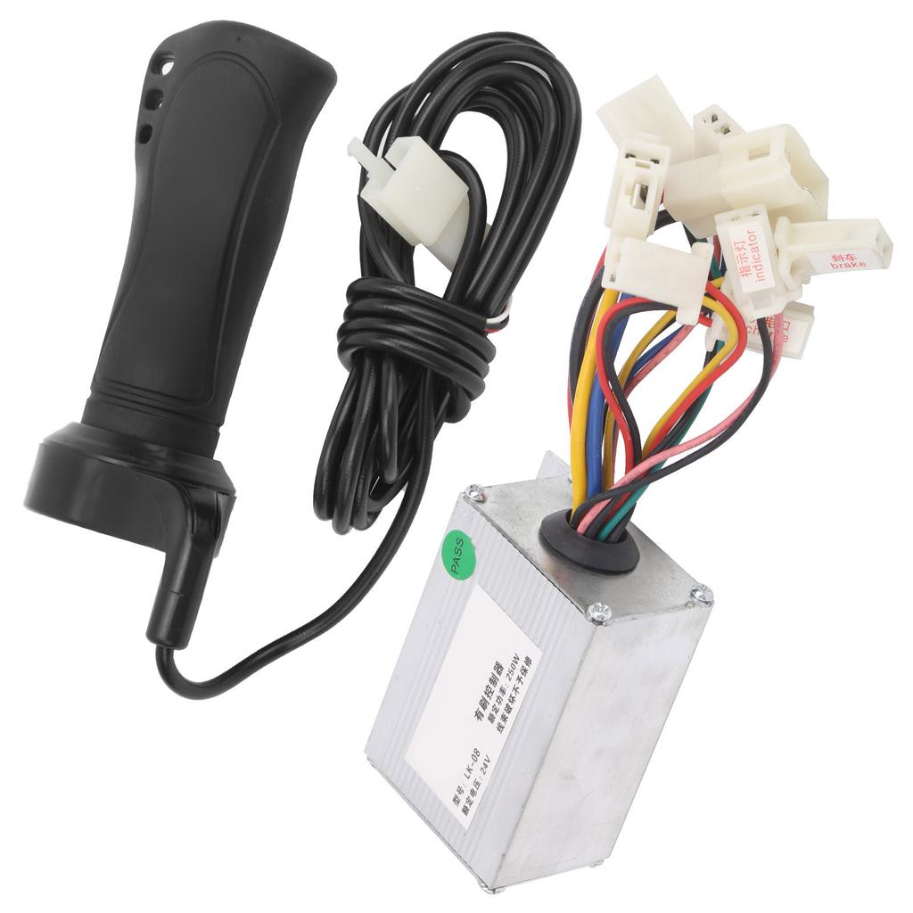 Zestaw kontrolera do hulajnogi elektrycznej 24V 250W Kontroler szczotkowy i manetki do e-roweru