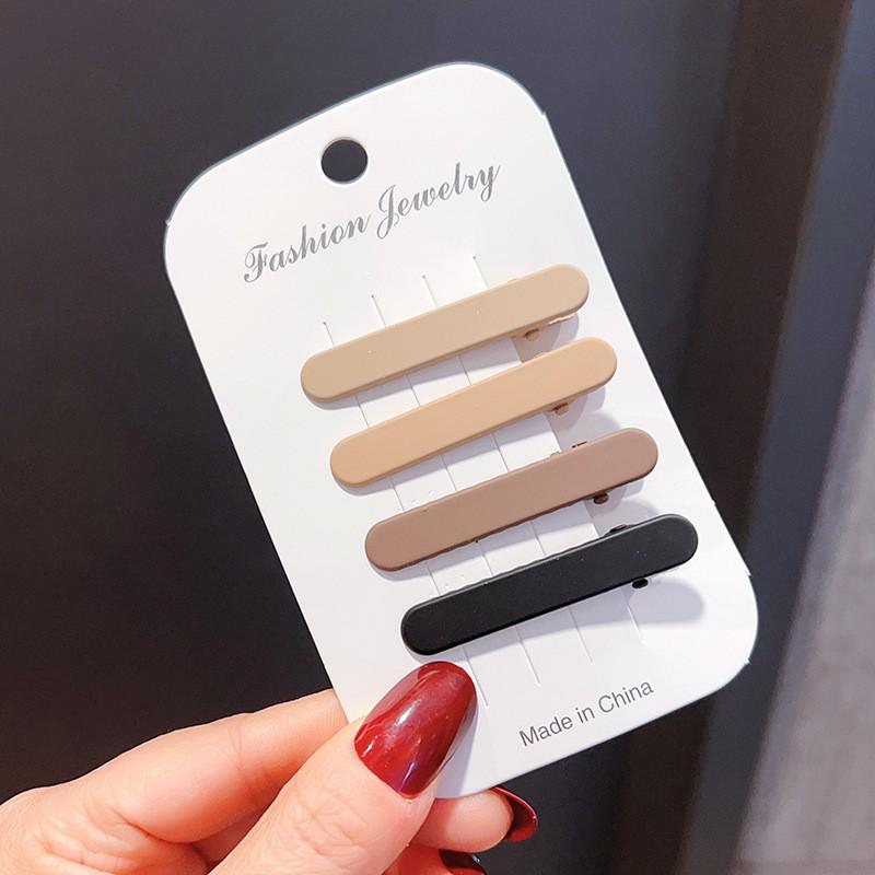 Clips de păr colorat Bai Lu fără cusături tip cioc de rață pentru femei - Ideal pentru frunte, breton și machiaj