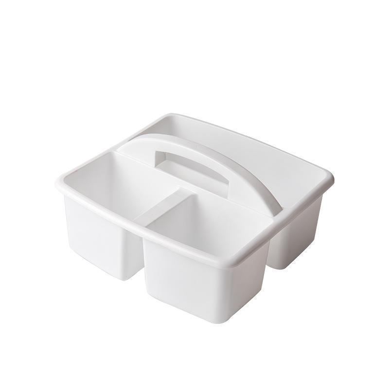 Plastic Storage Basket With Compartments For Kids School Crafts And Toy Organization