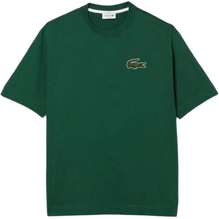 Lacoste T-shirt en coton avec écusson logo TH0062