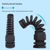 Nylon Waterproof Anti-bend Cable Gland Connector M12/16
