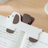 Puppy Shape Plastic Book Clip Simple Reading Auxiliary Fixed Book Clip Bookmark Creative Design Practical Bookstore Note Clip