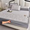 Summer Ice Silk Small Jacquard Mattress Three-piece Set Cool Ice Silk Mat Mattress Fully Enclosed Protective Cover Air Conditioner Mat Bedspread