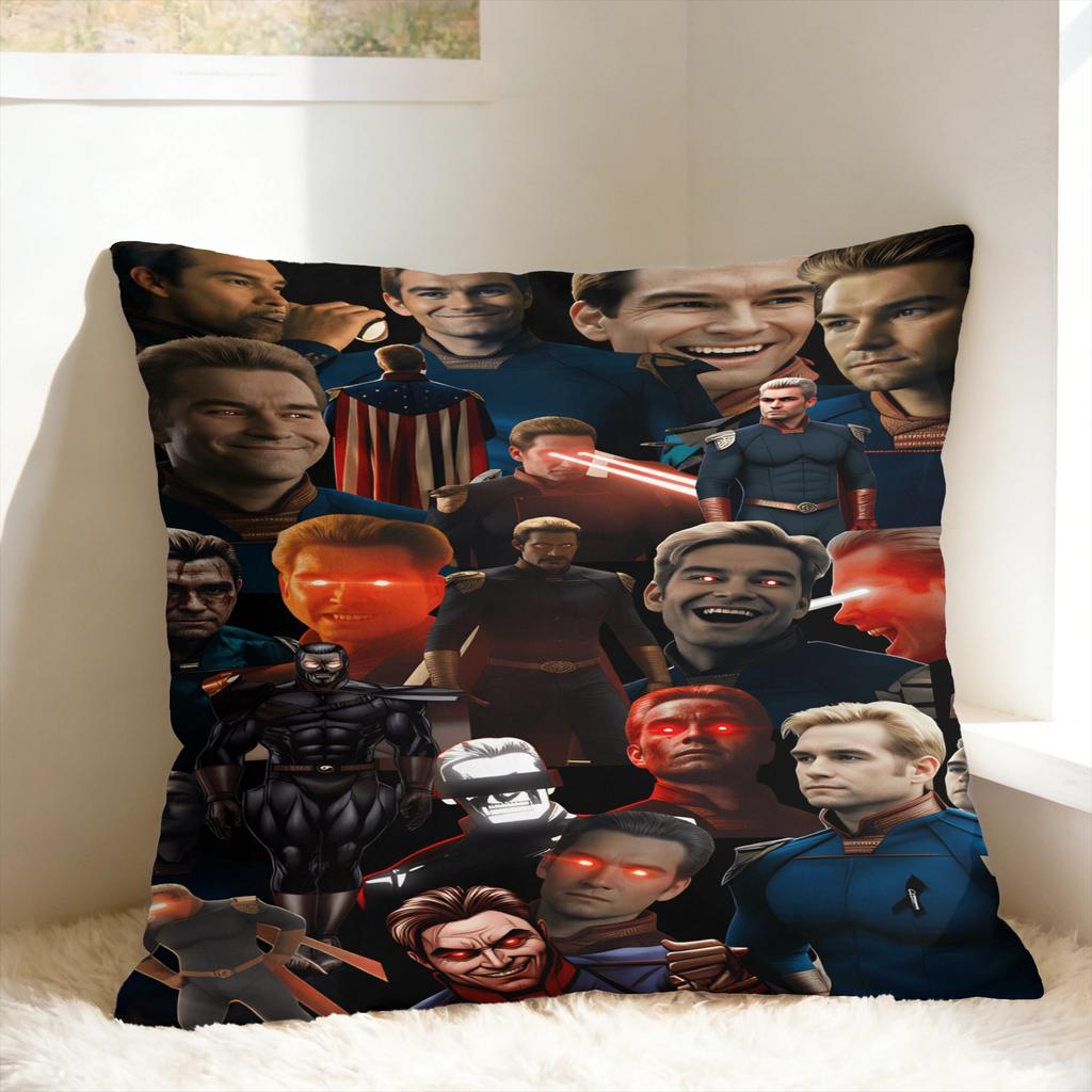 Homelander Pillow Cover The Boys Tv Comfy Cushion Cover Fashion Pillow Case For Living Room Sofa