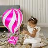 4Pcs Hot Air Balloon Shaped Aluminum Foil Balloon Vibrant 4D Design Reusable Party Decoration Birthday Wedding Festive Event