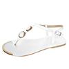 Fashion Hot Sale Summer Sandals Women Fashion Casual Beach Outdoor Flip Flop Sandals Metal Decoration Ladies Flat Shoes Plus Size
