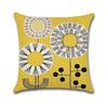 Set of 4 Cushion Covers Cushion Cushion Covers 45 x 45 Scandinavian Linen Made of High Quality Flax Sofa Backrest Decorative Pillow Cover Cushion