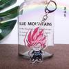 Anime Dragon Ball Acrylic Keychains Son Goku Vegeta Majin Buu Broly Frieza Trunks Zamasu Gogeta Lapis Super Saiyan Figures Toys