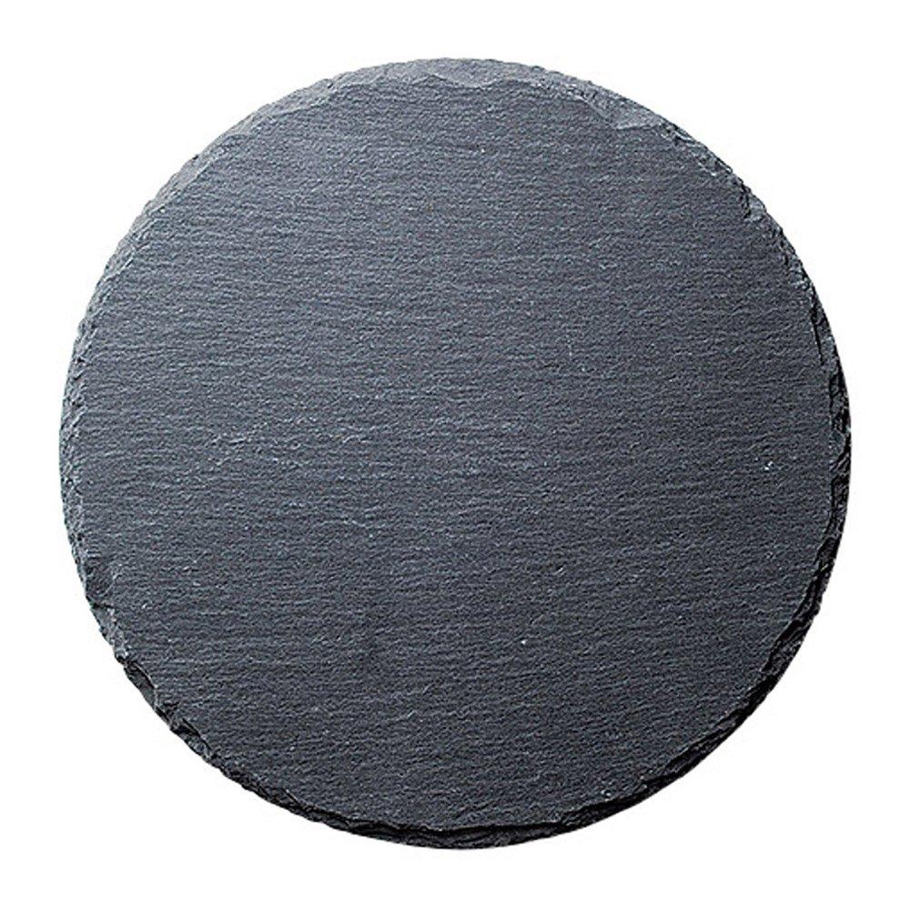 Koyo Ceramics Natural Stone Round Slate Plate 30cm R5000001