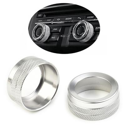 Set 2x Coprimanopole Argento per Volume Radio Auto Per Porsche 911 Per Macan 718