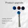 4-in-1 Electric Cleaning Brush with 4 Different Brush Heads for Cleaning Kitchen Bathroom Living Room