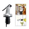 10Pcs ABS Oil Pourer Spout Silver Wine Pourer Cap Durable Liquor Dispenser Spout  For Olive Oil