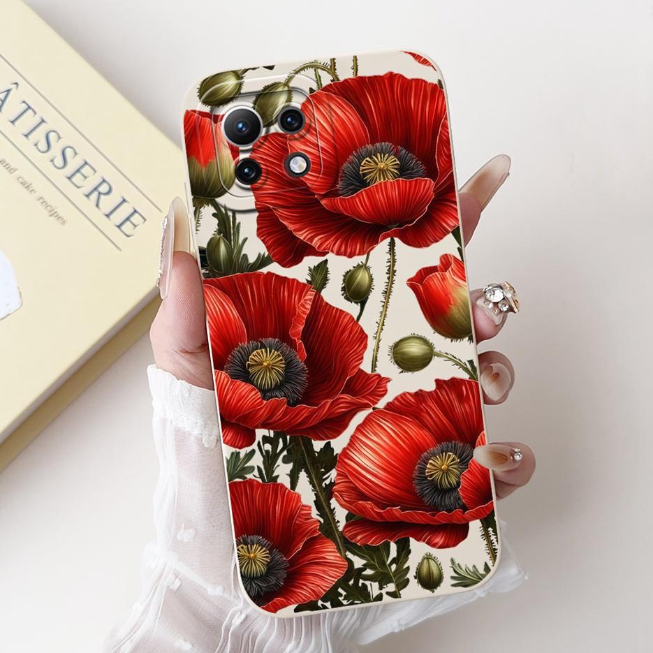 For Xiaomi Mi 11 Lite 5G Case Cute Cartoon Cover Shockproof Soft TPU Phone Case For Xiaomi Mi 11 Lite NE 5G 11Lite Mi11Lite Bags