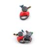 Dual Head Retractable Dog Leash Anti‑Tangle One‑Hand Control Walking Lead For Two Small Medium Dogs Outdoor