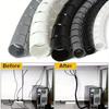 2M Protecteur de Câble Flexible en Spirale Organisateur de Câbles Tube Protecteur pour Câble d'Ordinateur Clips Organisateur Outils de Gestion 16/10mm