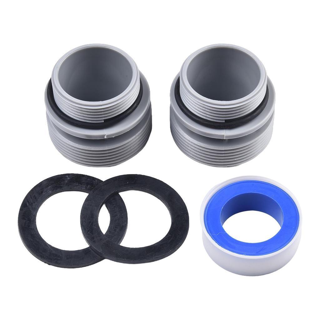 1-1/2\'\' Inlet Outlet Inch Mm Hoses Pool Adapter Kit 40mm Hose