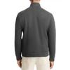 Polo Ralph Lauren FW24 Solid Logo Mock Neck Half-Zip Long Sleeve Knit Sweater Men sweater Gray 710909883-007