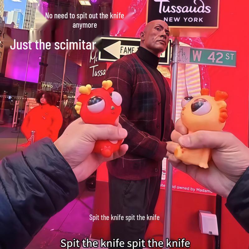 Pop-eye Dragon Stress Relief Toy - Year of the Dragon Squeeze Doll