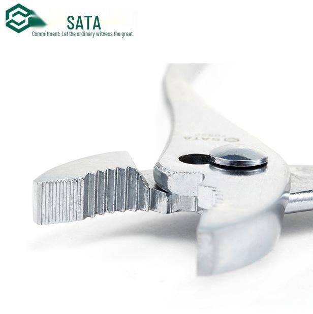 SATA Tools Adjustable Japanese Style Carp Pliers with Smooth Handle, Multifunctional Auto Repair Clamps, Model 70521/70522